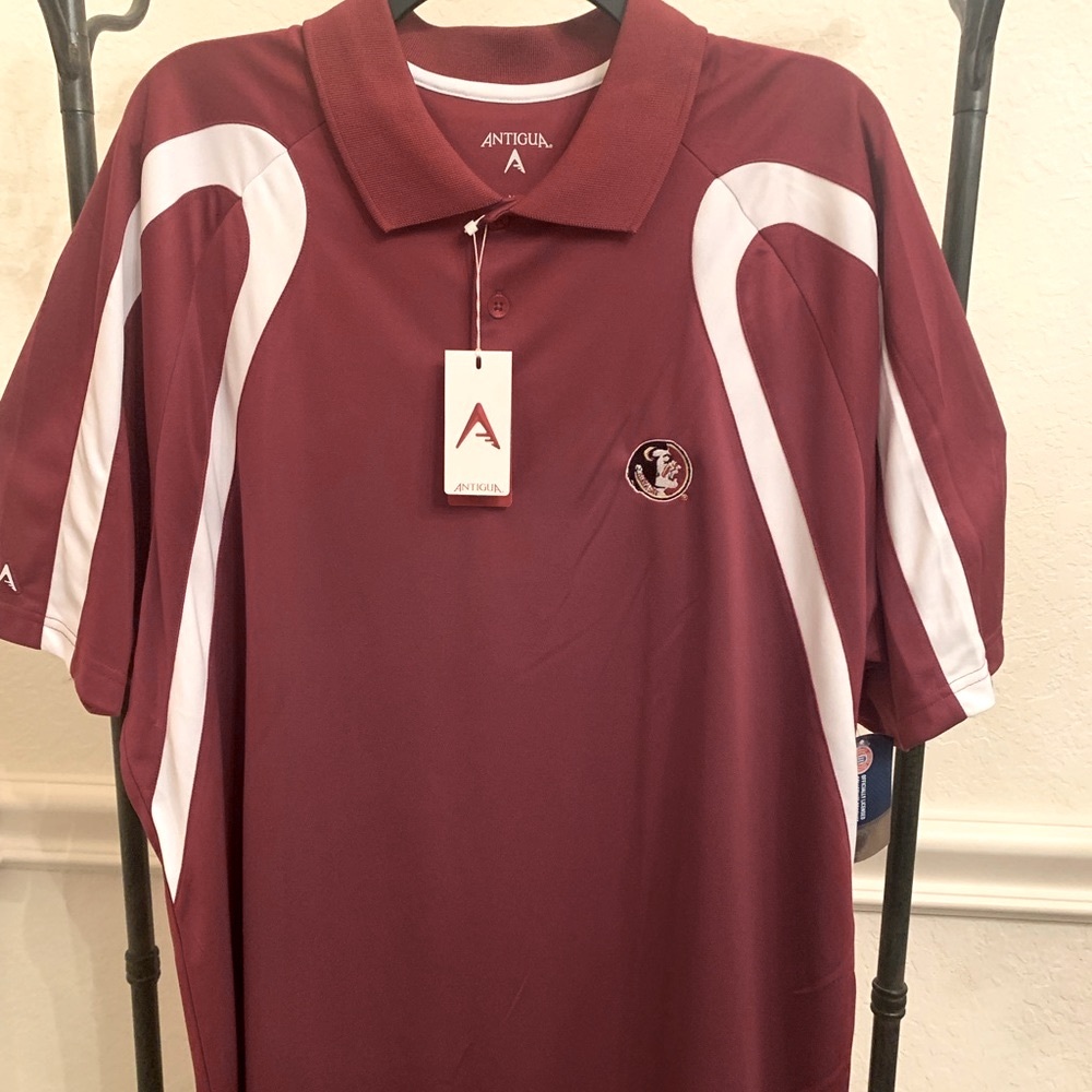 NWT Antigua Mens FSU Polo Size XL